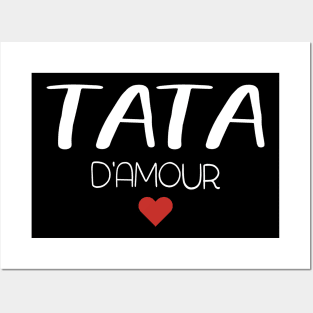 tata d'amour pour toujours cadeau de fête pour famille Posters and Art